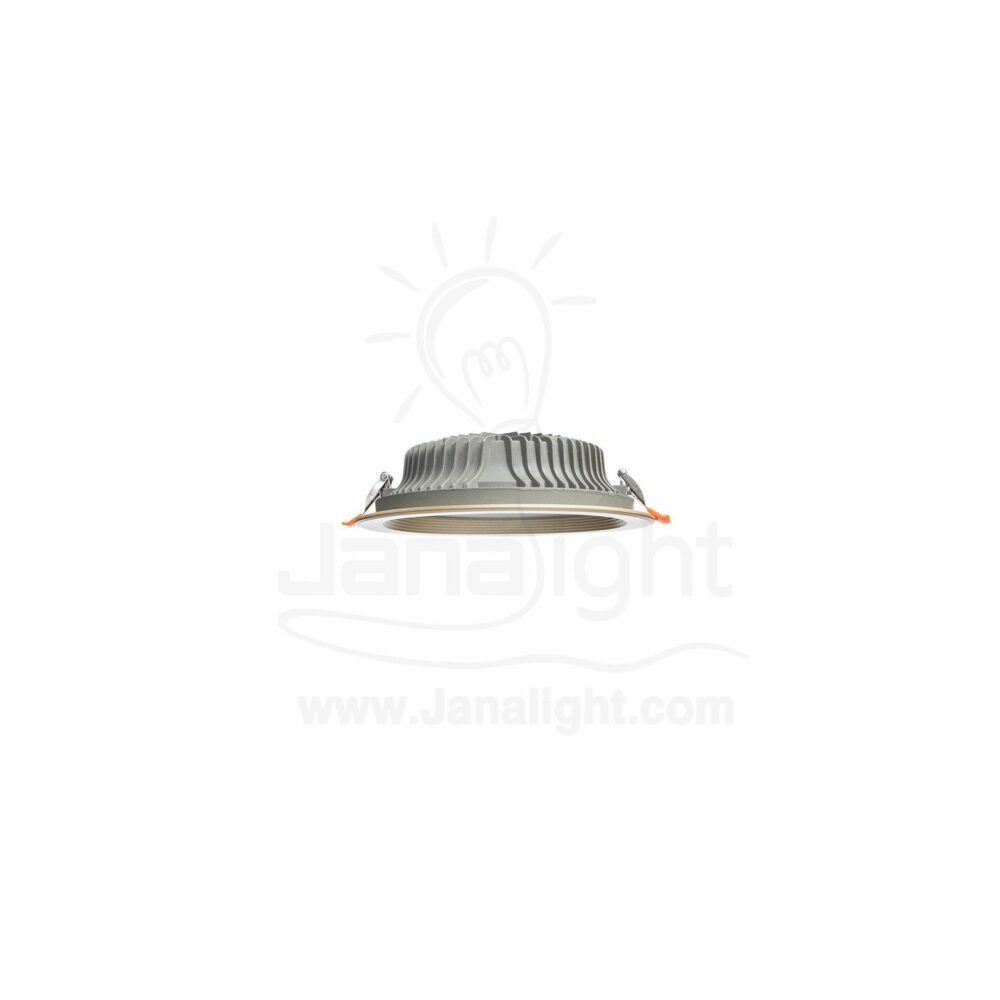 metal chambagne compact 30 watt white downlight